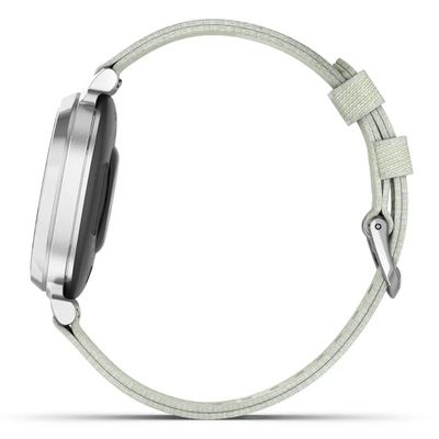 GARMIN Lily 2 Classic สมาร์ทวอทช์ (35.4mm., ตัวเรือนสี Silver, สายสี Sage Gray)