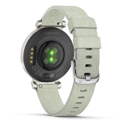 GARMIN Lily 2 Classic สมาร์ทวอทช์ (35.4mm., ตัวเรือนสี Silver, สายสี Sage Gray)