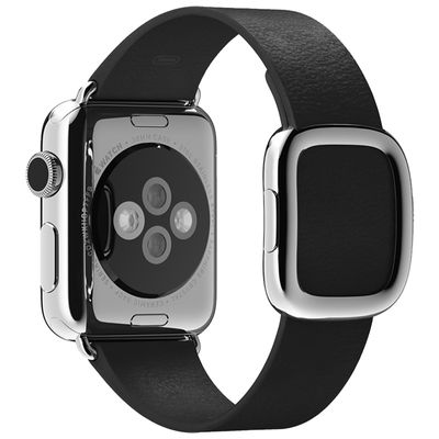 APPLE สายนาฬิกา (38มม., ขนาดใหญ่, Modern Buckle, สีดำ)