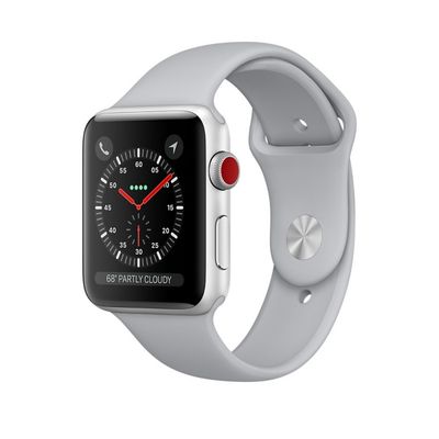 Buy APPLE Watch Series 3 GPS+Cellular (38mm, Silver Aluminum 