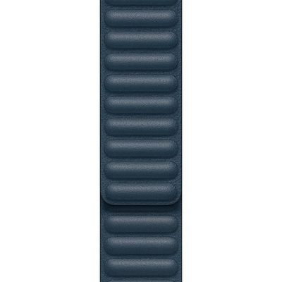 APPLE สายนาฬิกา (40 mm., M/L, Leather Link, สี Baltic Blue)