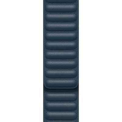 APPLE Watch Band (40 mm., M/L, Leather Link, Baltic Blue)