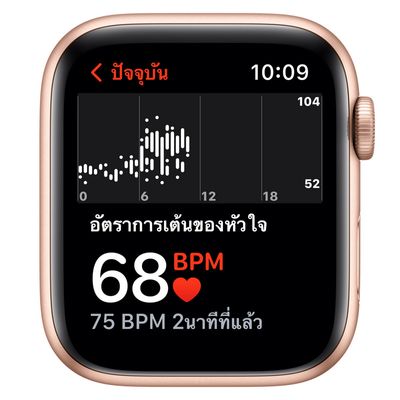 APPLE Watch SE GPS 2021 (44mm, Gold Aluminium Case, Starlight Sport Band)