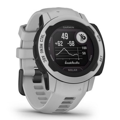 GARMIN Instinct 2S Solar สมาร์ทวอทช์ (40mm., ตัวเรือนสี Mist Gray, สายสี Mist Gray)