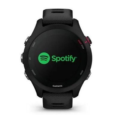 GARMIN Forerunner 255S Music GPS Wi-Fi สมาร์ทวอทช์ (41 mm, ตัวเรือนสี Black, สายสี Black)