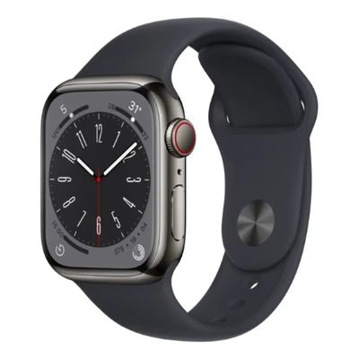 APPLE Watch Series 8 GPS + Cellular (41mm., Graphite Stainless Steel Case, Midnight Sport Band)