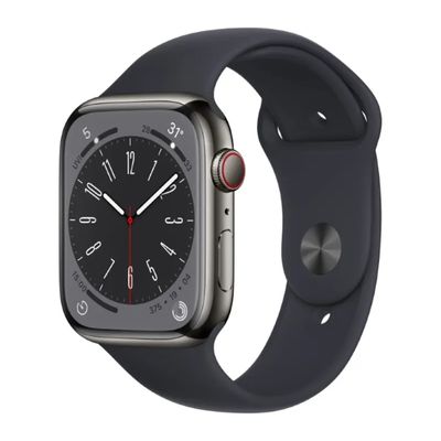 APPLE Watch Series 8 GPS + Cellular (45mm., Graphite Stainless Steel Case,Midnight Sport Band)