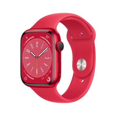 APPLE Watch Series 8 GPS (45mm., (PRODUCT)RED Aluminum Case, (PRODUCT)RED Sport Band)