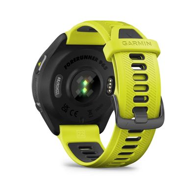 GARMIN Forerunner 965 สมาร์ทวอทช์ (47mm., ตัวเรือนสีดำ, สายสีเหลือง/ดำ)