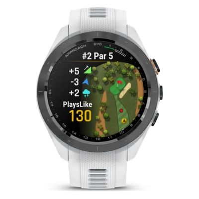 GARMIN Approach S70 Golf Smart Watch (42mm., Black Case, White Band)