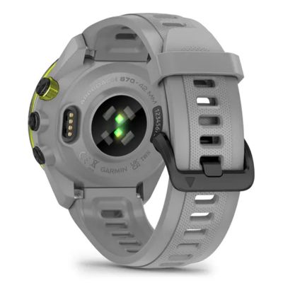 GARMIN Approach S70 Golf Smart Watch (42mm., Black Case, Powder Gray Band)