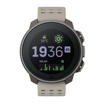 SUUNTO Vertical Titanium Solar Smart Watch (49mm., Titanium Case, Sand Band)