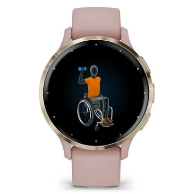 GARMIN Venu 3S Smart Watch (41mm., Dust Rose Case, Dust Rose Band)