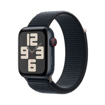 APPLE Watch Series SE GPS + Cellular 2023 (44mm., Midnight Aluminum Case, Midnight Sport Loop)