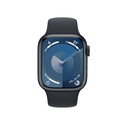 APPLE Watch Series 9 GPS 2023 (41mm., S/M Size, Midnight Aluminum Case, Midnight Sport Band)