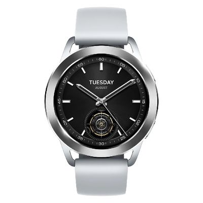 XIAOMI Watch S3 สมาร์ทวอทช์ (36mm., ตัวเรือนสีเงิน, สายสีเงิน)