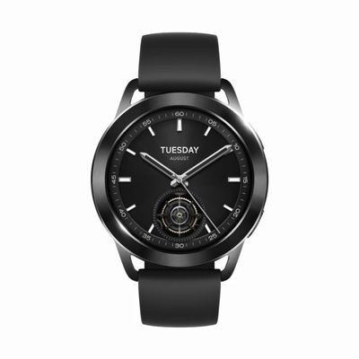 XIAOMI Watch S3 Smart Watch (36mm., Black Case, Black Band)