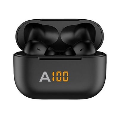 AIWA Truly Wireless Earbuds Wireless Bluetooth Headphone (Black) AT-X80A