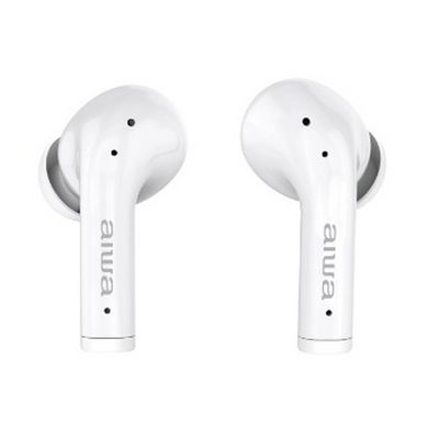 AIWA Truly Wireless Earbuds Wireless Bluetooth Headphone (White) AT-X80FANC