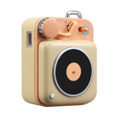 MUZEN Bluetooth Speaker (3W,Yellow) Button