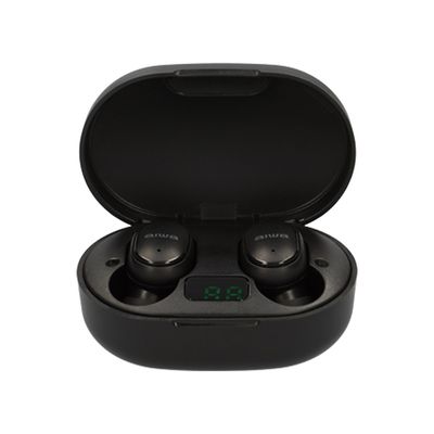AIWA AT-X80E Truly Wireless In-ear Wireless Bluetooth Headphone (Black)