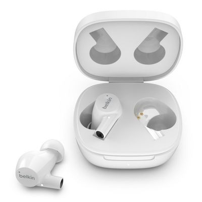 BELKIN Soundform Rise Truly Wireless In-ear Wireless Bluetooth Headphone (White) AUC004BTWH