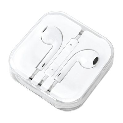 ASAKI Earbuds Wire Headphone (White) J-E380