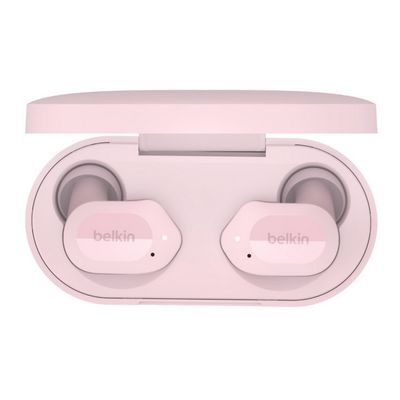 BELKIN Soundform Play Truly Wireless หูฟังไร้สาย บลูทูธ (สี Petal) รุ่น AUC005BTPK