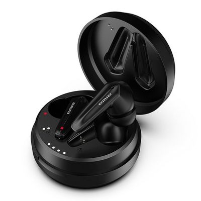 AIWA AT-X Series Truly Wireless Earbuds Wireless Bluetooth Headphone (Black) AT-X80HANC