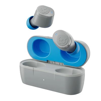 SKULLCANDY Jib Earbuds Bluetooth Headphone (Light Grey/Blue) SK-S2JTW-P751
