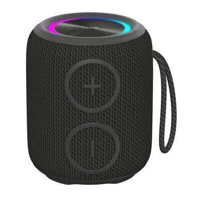 OZZIE H100 LED Portable Bluetooth Speaker (Black)