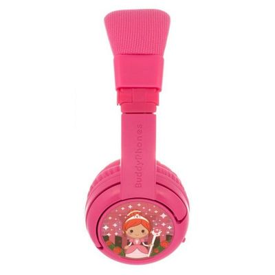 BUDDYPHONES Play+ หูฟังไร้สาย บลูทูธ สำหรับเด็ก (สี Rose Pink)