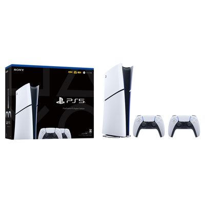SONY PlayStation 5 Slim PS5 Digital Edition Two DualSense Bundle ASIA-00480