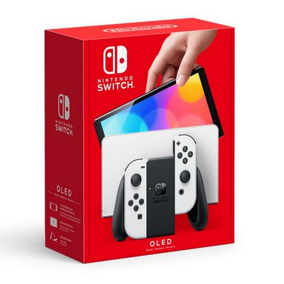 NINTENDO เครื่องเกมคอนโซล (สี White) รุ่น Nintendo Switch OLED