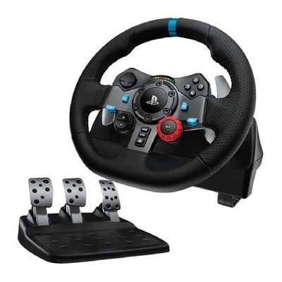 LOGITECH ชุดบังคับพวงมาลัย+คันเหยียบ (สีดำ) รุ่น G29 DRIVING FORCE