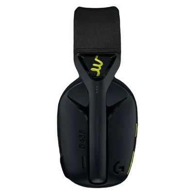 LOGITECH G435 Lightspeed Over-ear Wireless Bluetooth Gaming Headphone (Black/Neon Yellow) 981-001051