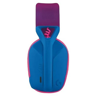 LOGITECH G435 Lightspeed Over-ear Wireless Bluetooth Gaming Headphone (Blue/Raspberry) 981-001063