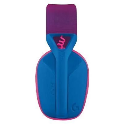 LOGITECH G435 Lightspeed Over-ear Wireless Bluetooth Gaming Headphone (Blue/Raspberry) 981-001063