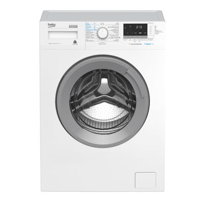 BEKO เครื่องซักผ้าฝาหน้า (8 kg) รุ่น WCV8612XS0ST+ ฐานรอง