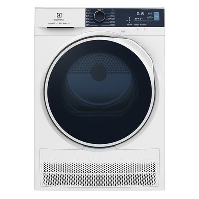 ELECTROLUX UltimateCare 500 เครื่องอบผ้าฝาหน้า (8kg, สีขาว) รุ่น EDH804H5WB + ฐานรอง PN333