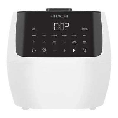 HITACHI Rice Cooker (860-1020W, 1.8L, White) RZ-R18XN 