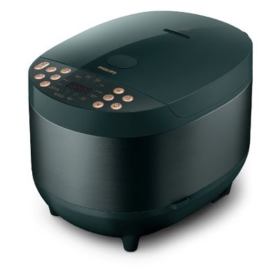 PHILIPS Rice Cooker (860W, 1.8L, Dark Forest) HD4518/62