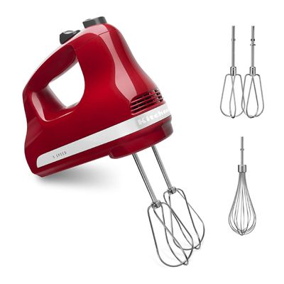 KITCHENAID เครื่องผสมอาหารแบบมือถือ (85 วัตต์,สีแดง) รุ่น 5KHM5110EER