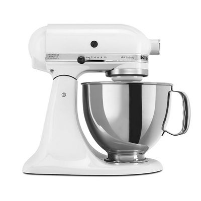 KITCHENAID Artisan Series Stand Mixer (300W, 4.8L, White) 5KSM150PSEWH