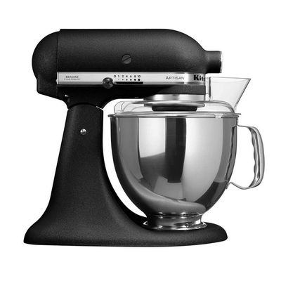 KITCHENAID Artisan Series เครื่องผสมอาหาร (300 วัตต์, 4.8 ลิตร, สีดำ) รุ่น 5KSM150PSEBK