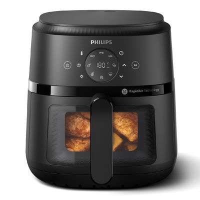 PHILIPS หม้อทอดไร้น้ำมัน 2000 series (1500 วัตต์, 4.2 ลิตร, สีดำ) รุ่น NA220/00