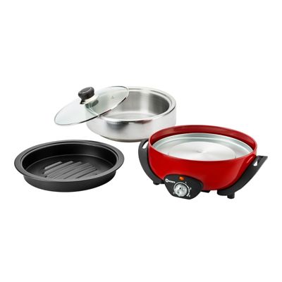 MAMARU Suki & BBQ Pot (1000W, 2.5L) MR-1706