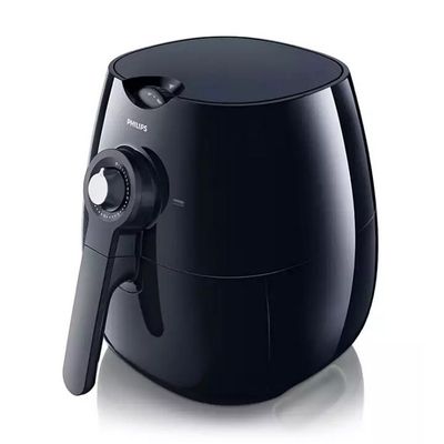 PHILIPS Air Fryer (1,400 W, 800 G, Black) HD9220