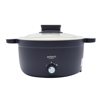 ANITECH Multi Cooker Electric Pot (1000W, 3.5L,Black) SMC-1000-DB