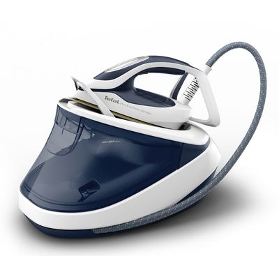 TEFAL Pro Express Ultimate II เตารีดหม้อต้ม (3000 วัตต์, สีฟ้า) รุ่น GV9712 + โต๊ะรีดผ้า